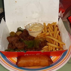 Bisteck Picado Con Papas
