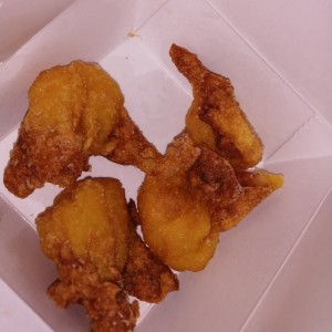 Wanton con langostinos