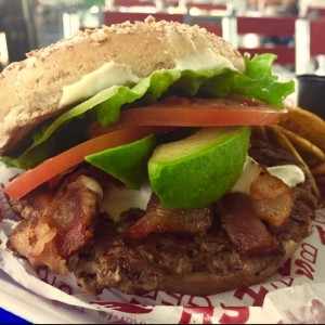 Avocado Club Burger