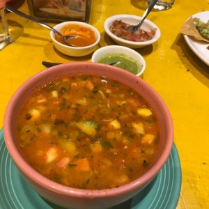 caldo de maiz