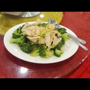 brocoli con pollo