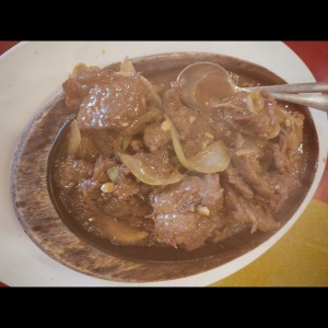 Filete de res sizzling