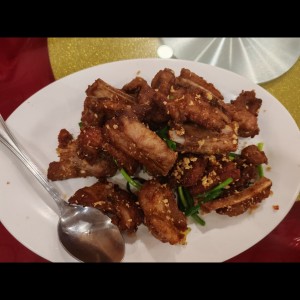 Costillas fritas en sal y pimienta 