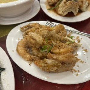 Mariscos - Langostinos salteado