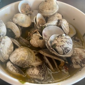 Almejas al ajillo