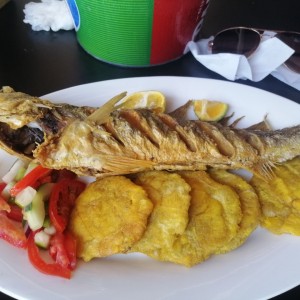 Pescado Medium con patacones