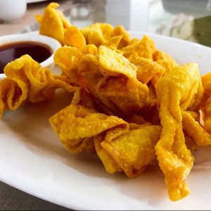 wanton de camarones