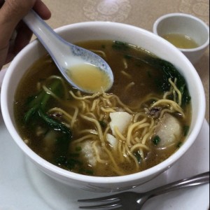 sopa china de mariscos
