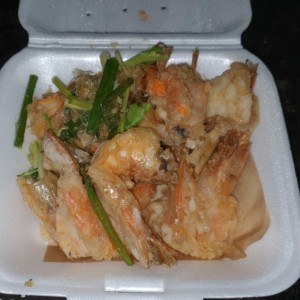 Mariscos - Langostino Frito Salteado