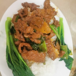 Combo de carne con mostaza