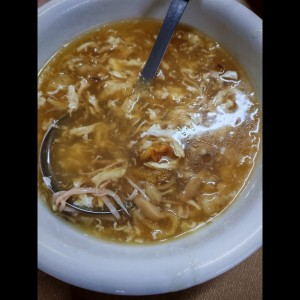 Sopa de buche de pescado