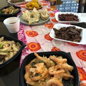 Mariscos - Langostino Frito Salteado