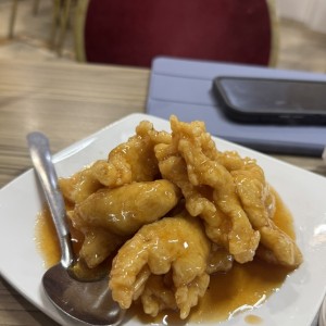 Pollo agridulce
