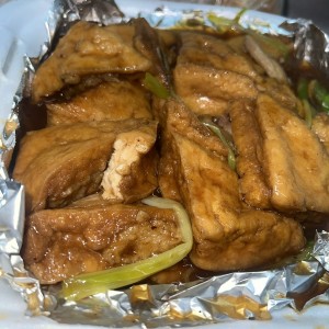 Tofu Frito Honsiu Relleno