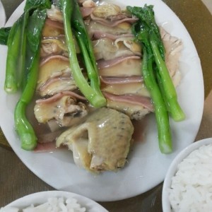 gallina con jamon