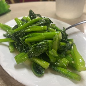 Hoja de Mostaza con Ajo