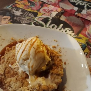 crumble de manzana