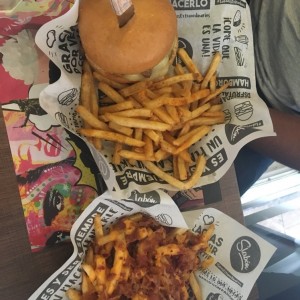 la abuela y papas con bacon