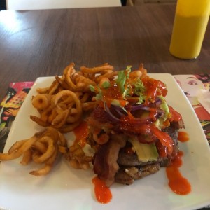 hamburguesa sin pan