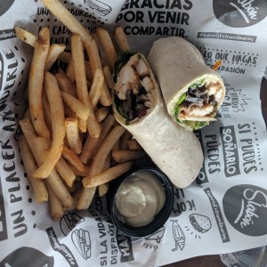 wrap de pollo