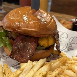 Top Burgers - American Cheese Bacon