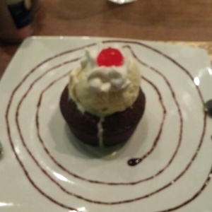 Brownie con Helado