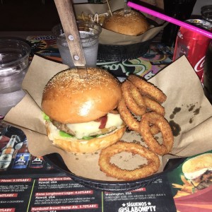 4cheese & bacon burguer.