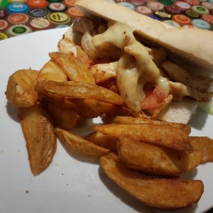 Emparedado de pollo