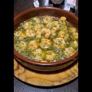 Mariscos - Gambas al ajillo