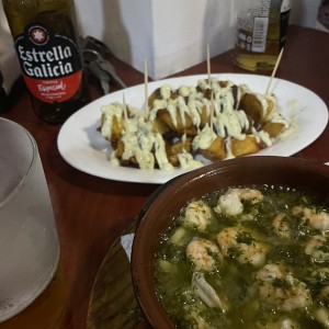 Mariscos - Gambas al ajillo