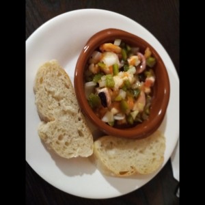 tapa salpicon de mariscos
