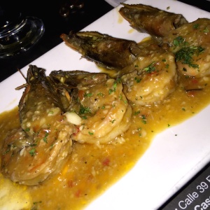 Mariscos - Langostinos Al Ajillo
