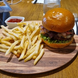 hamburguesa Jack Daniels