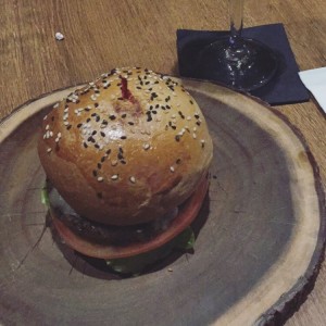 bacon swiss onion burger