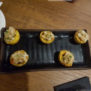 Patacones rellenos