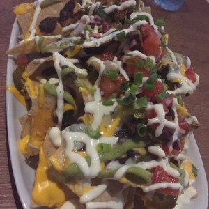 Nachos con pollo
