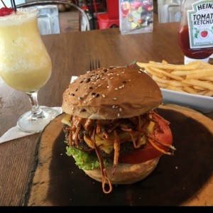 hamburguesa porky cow
