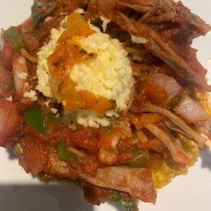patacon con ropa vieja
