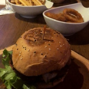 hamburguesa mushrooms