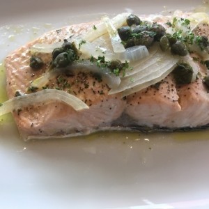 salmon al vapor