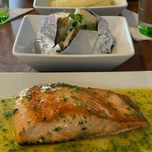 salmon con naranja