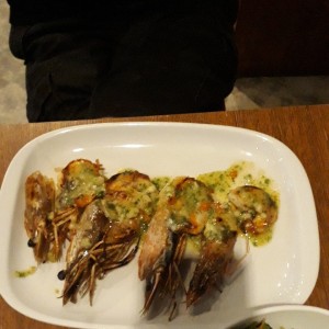 langostinos al ajillo