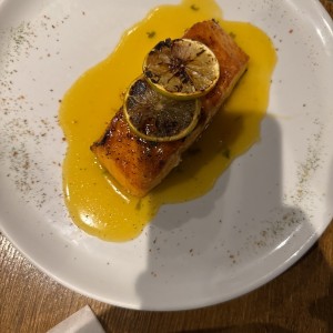 Salmón a la naranja 