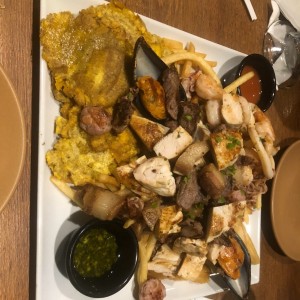 picada mar y tierra