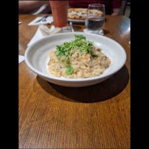 risoto de camarones