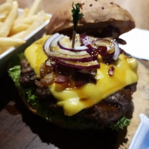 Hamburguesa Jack Daniels.