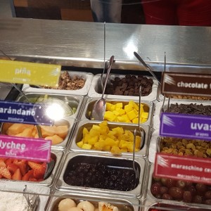 barra de frutas