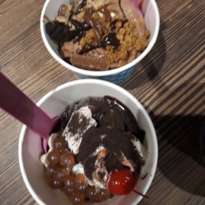 helado de yogurt 