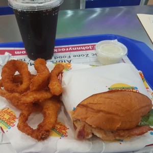 pollo y bacon