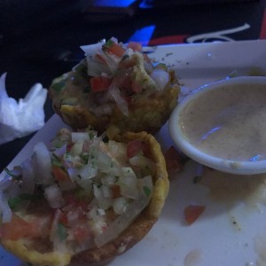 Patacones de camaron